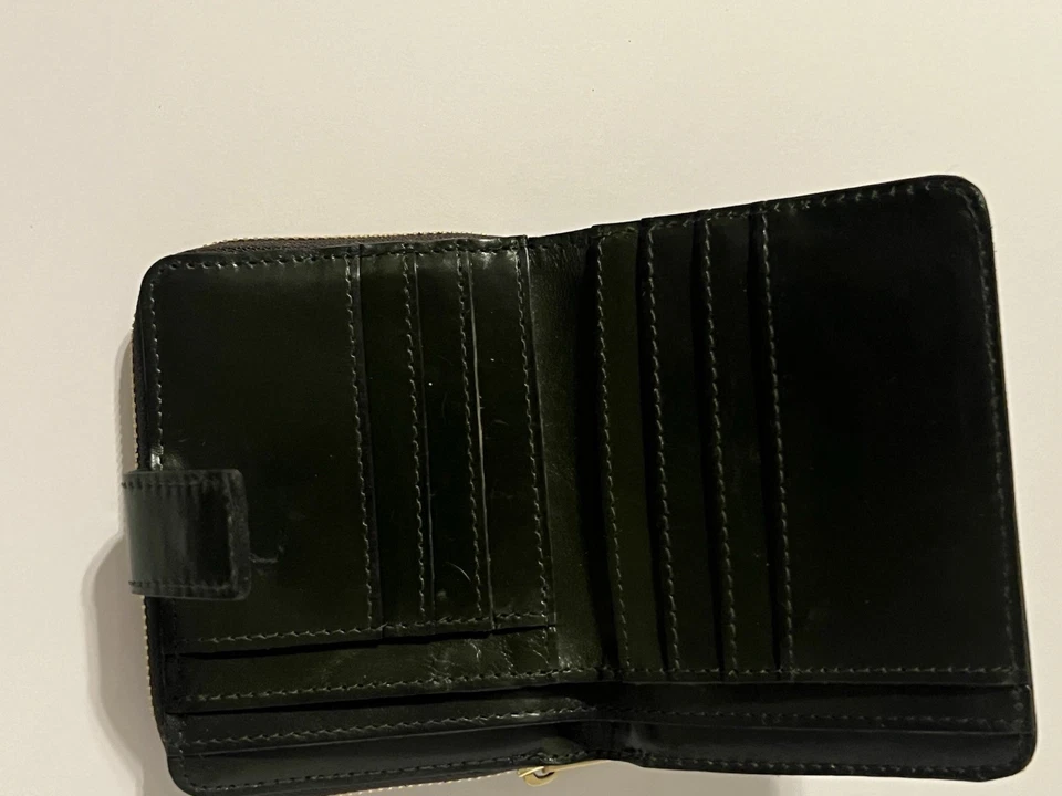 Cartera de cuero Patricia Nash RGID Technology Galla oliva oscuro Foto 3 de 3