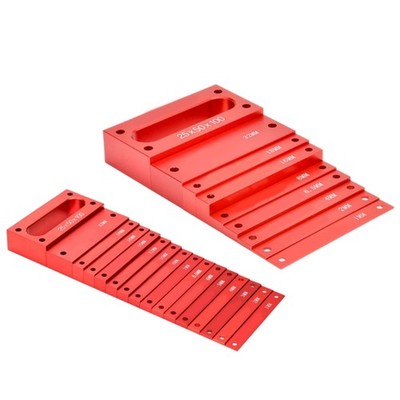 Height Gauge Block Set Aluminum Alloy Woodworking Setup Tool Measuring Tool