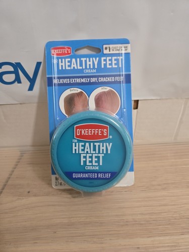 O'Keeffe's FOOT CREAM JAR For Healthy Feet HEALS RELIEVES & REPAIRS DRY CRACKED - 第 6/6 張圖片