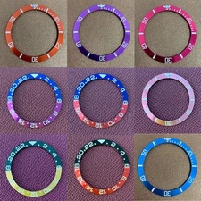 Aluminum Bezel Insert Inner 30.8mm Outer 38mm Bevelled Bezel Ring Replacement