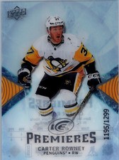 2017-18 UD Ice - Ice Premieres Carter Rowney #125 /1299 (RC) - Penguins