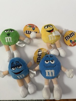 M&M s Set Of 4 Plush Toy Fun Friend 4  Pre-owned. Easter