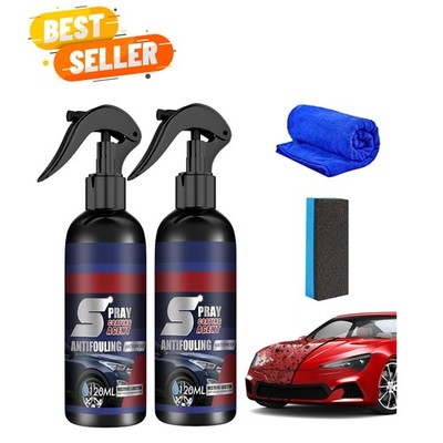 Multi-Functional 2Pcs Ceramic Car Coating Spray - Restores Shine Effortlessly