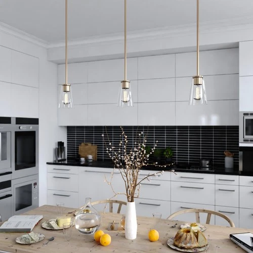 Vaxcel Lighting P0396 Beverly 5"W Mini Pendant - Brass - Picture 9 of 12