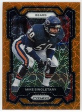 Mike Singletary 2023 Panini Prizm #54 Chicago Bears Lazer HOF