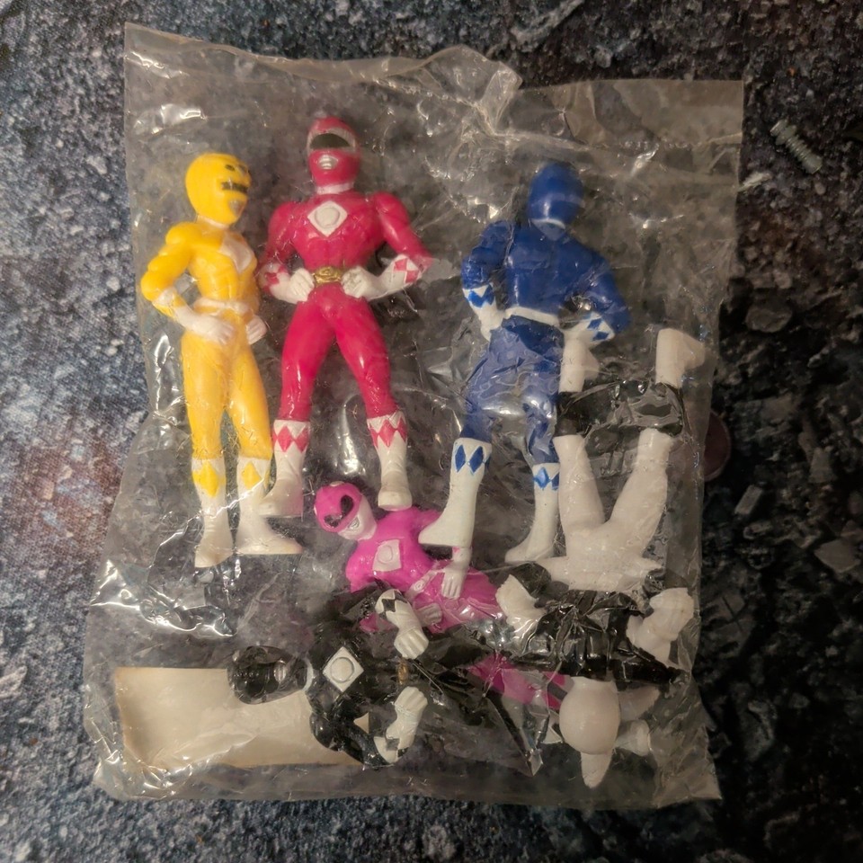 1995 Kelloggs Power Rangers Micro Figures full set Cereal Premium Saban ...
