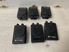 Motorola Minitor V VHF Pager with clip no battery LOT of 6 167-173 MHz good part
