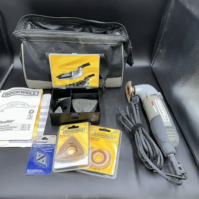 #ad Rockwell SoniCrafter RK5112K Oscillating Tool 120V 3.0A W Bag And Accessories $26.39