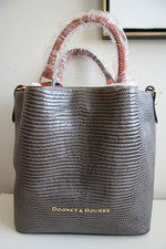 NWT Dooney Bourke Small Barlow Grey Leather 348