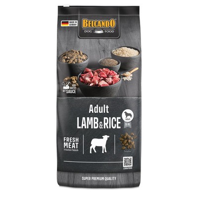 Belcando Adult Lamb & Rice 12,5 kg I Hundefutter I Lamm und Reis I viel Fleisch