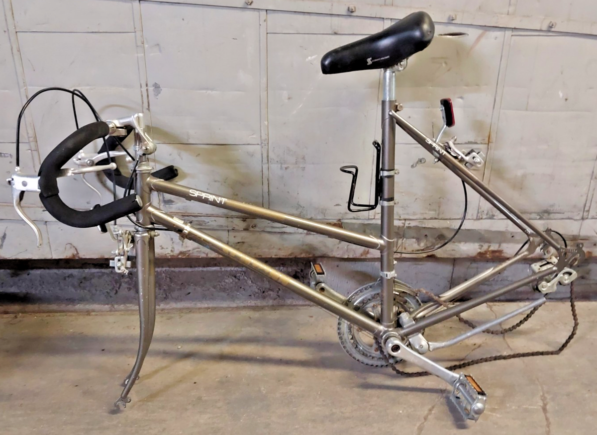 1976 Schwinn Sprint Vintage Bike Frame Set Small 54cm Lugged Steel