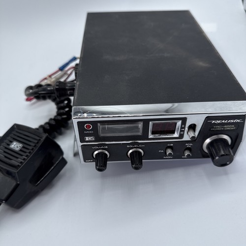 TRC-422A Vintage Realistic Radio Transceiver 40 Channel CB Radio W/O Antenna