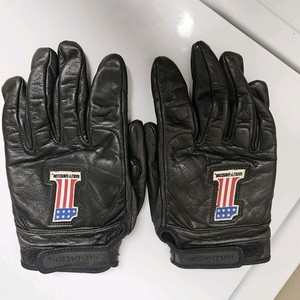 Vintage Leather Harley Davidson Motorcycle Gloves Riding Biker Mens Large USA