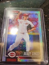 Brady Singer 2026 TOPPS SERIES 1 ORANGE SAND GLITTER PARALLEL 