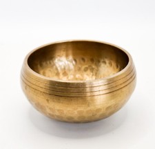 Vintage Brass Tibetan Singing Bowl Sound Healing Meditation Chakra