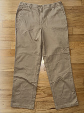 L.L. Bean Khaki Chino Pants Classic Fit - Women's Size 16 M / T