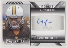 2020 Sage Hit Rookie Auto Cassh Maluia #A94 Auto 04yw
