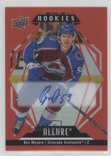 2022-23 Upper Deck Allure Rookies Red Rainbow Auto Ben Meyers #116 Auto 04fk