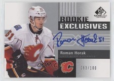 2011-12 SP Game Used Edition Rookie Exclusives /100 Roman Horak #RE-RH Auto RC