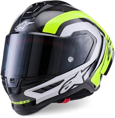 Alpinestars Supertech R10 FIM - Arius schwarz/silber/gelb