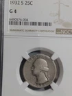 RARE 1932-S 25C Washington Quarter