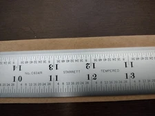 Starrett NO.C604R 24" Tempered Rule