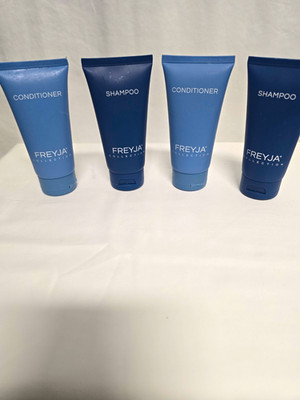 Freyja Collection Shampoo & Conditioner Travel Set 4x 2.70 fl oz w/ Panthenol