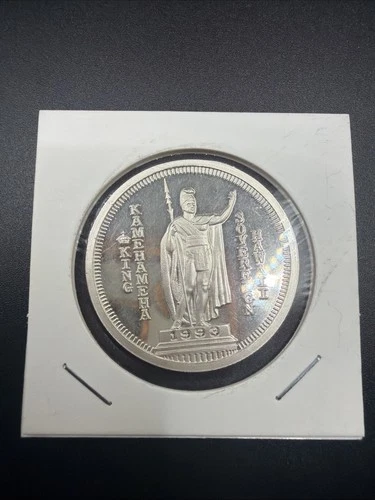 1993 Royal Hawaiian Mint RHM King Kamehameha 1/2oz .999 Fine Silver