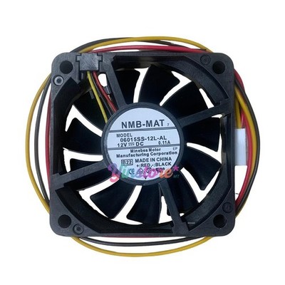 1 Pc. New  06015SS-12L-AL Chassis Cooling Fan 6015 DC12V 0.11A 6CM 3Pin