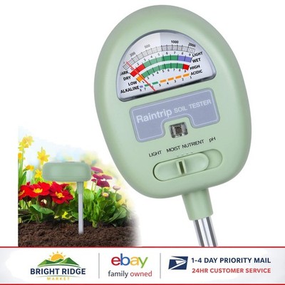 Soil Tester Kit with Adjustable Dial for Accurate Plant Care and Monitoring