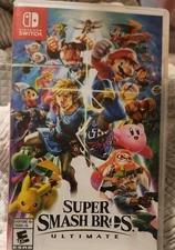 Super Smash Bros. Ultimate (Nintendo Switch, 2018) Replacement CASE ONLY NO GAME