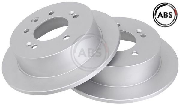2X Bremsscheibe A.B.S. 18280 2 Bremsscheiben Hinterachse Hinten FüR Hyundai-image