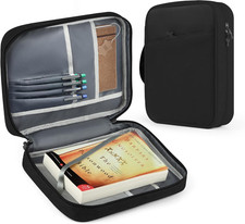 Bible Cover Bag with for Women Men, Scripture Study Carrying Book Cover Church