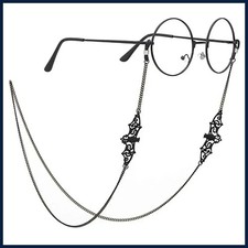 Eyeglasses Straps Bat Beads Link Chain Glasses Hollow Chains Eyewear Glasses...