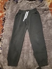 Girl's Cat And Jack Black Sweatpants Jogging Pants, Size Medium 8