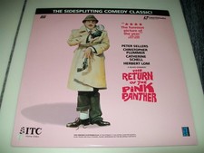 THE RETURN OF THE PINK PANTHER Laserdisc LD FULL SCREEN FORMAT VERY GOOD RARE