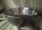 VTG PYREX Nesting Ribbed Amethyst Purple Glass Mixing Bowl 7403-S 2.5L