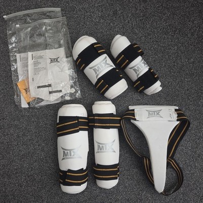 Mooto Taekwondo MTX Schienbein-, Arm- und Leistenschutz Schutz Set Medium