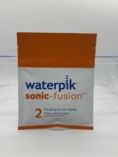 NEW 2 Count Pack of 1 Waterpik Genuine Full Size Replacement Brush Heads White