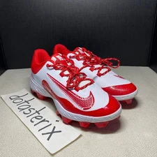 Nike Alpha Huarache Elite 4 Low MCS Baseball Cleats Red FD6255-105 New Size 10.5