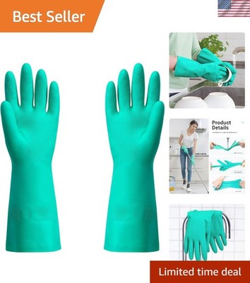 Multipurpose Large Nitrile Gloves - Chemical Resistance, Secure Grip, Latex Free