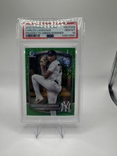 Carlos Lagrange 1st Bowman Chrome Green Shimmer 29/99 Pop 1