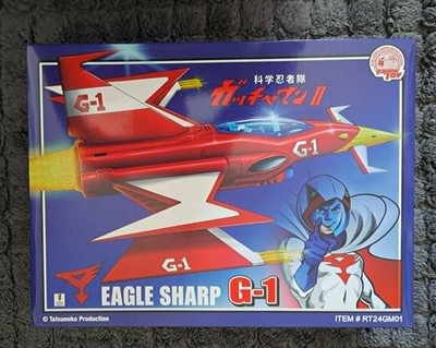 RAMEN TOY GATCHAMAN EAGLE SHARP G-1  & KEN FIGURE  1/24 SCALE SCIENCE NINJA TEAM