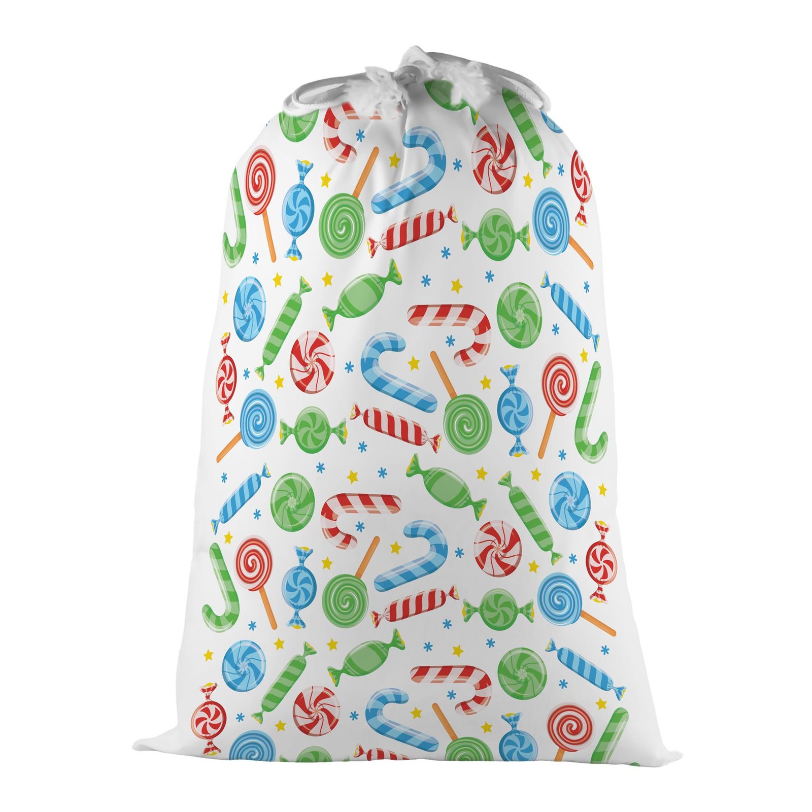 Purely Home Assorted Candies Christmas Present Bag - Xmas Santa Sack Gift