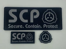 SCP Foundation Video Game Reflective Morale Tactical Patch