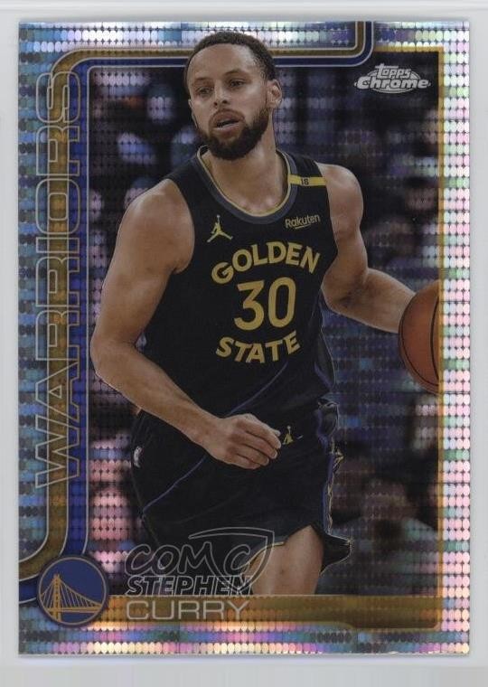 2025-26 Topps Chrome Pulsar Refractor Stephen Curry #201 1sy8