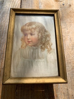Victorian-era lithograph titled ''Ideal Heads'' American illustrator Ida Waugh ?
