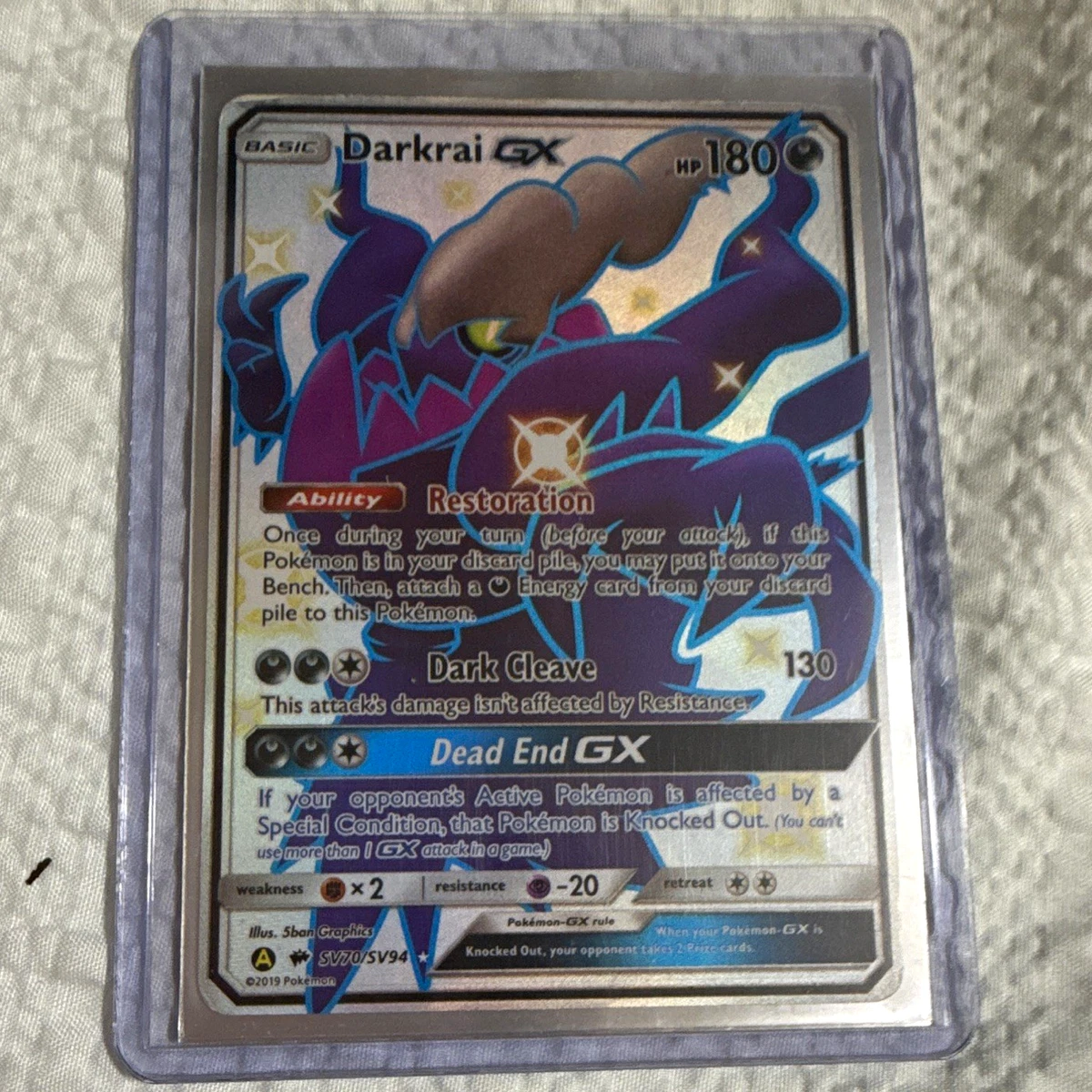 shiny darkrai pokemon card GX Pokmon Collection Box Once during your turn (before your attack) Pokmon TCG: Shining Legends Figure