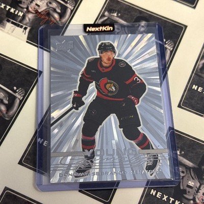 DONOVAN SEBRANGO 2025-26 UPPER DECK #229 YOUNG GUNS OUTBURST