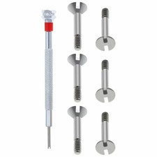 6 SCREW BLACK H FOR HUBLOT BIG BANG FIT STRAP WATCH BAND  SCREWDRIVER  2 TOOLS
